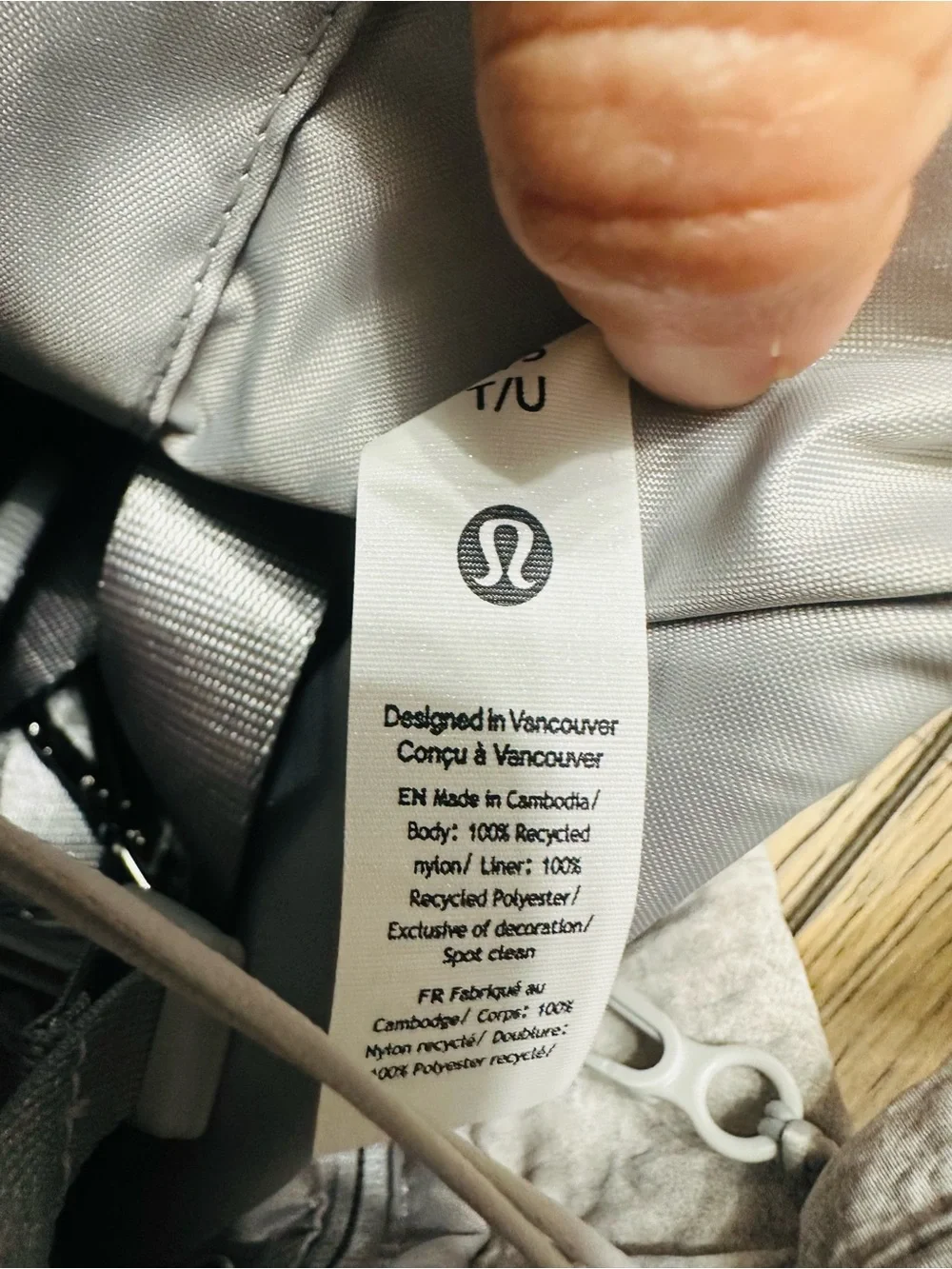 Lululemon On My Level Small Tote Bag 5L Crisp Stone Vapor Multi NWOT